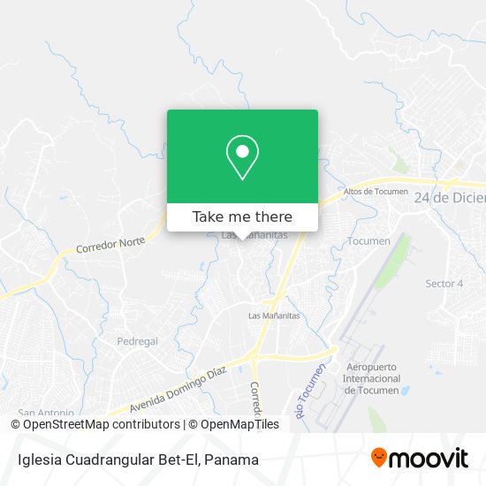 Mapa de Iglesia Cuadrangular Bet-El