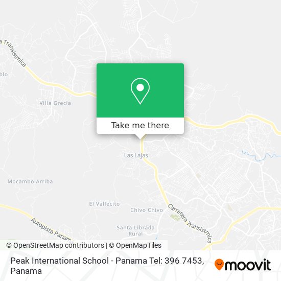 Peak International School - Panama Tel: 396 7453 map