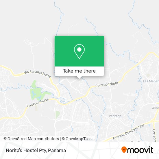 Norita's Hostel Pty map