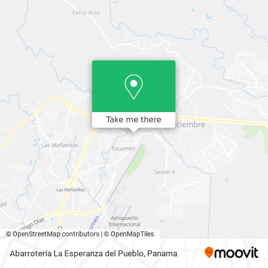 Mapa de Abarrotería La Esperanza del Pueblo