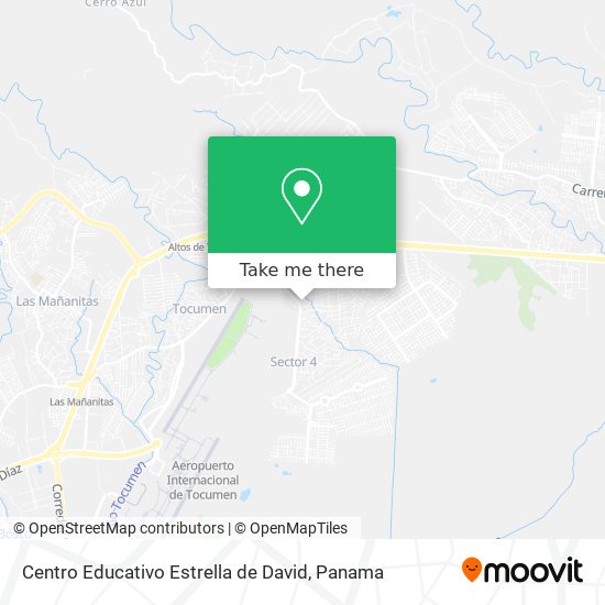 Mapa de Centro Educativo Estrella de David