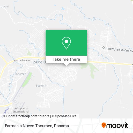 Farmacia Nuevo Tocumen map