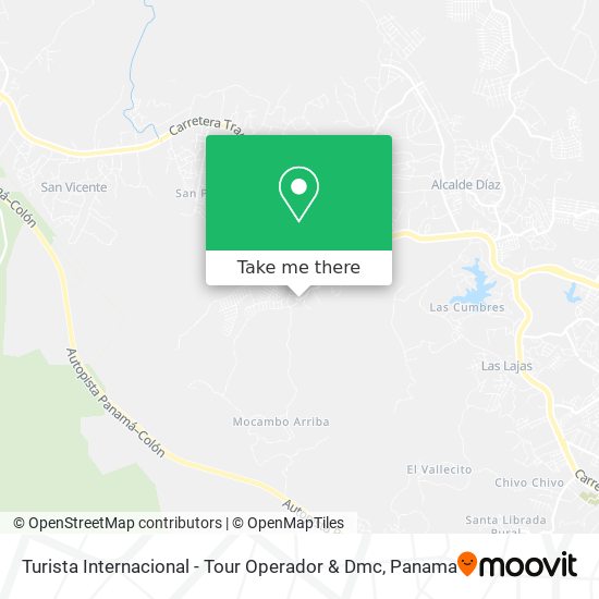 Turista Internacional - Tour Operador & Dmc map