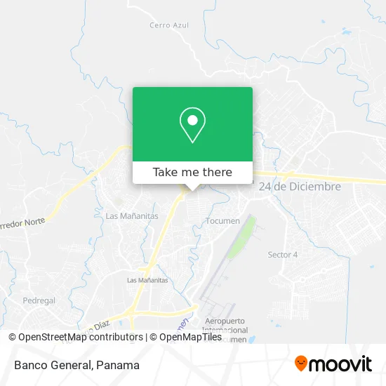 Banco General map