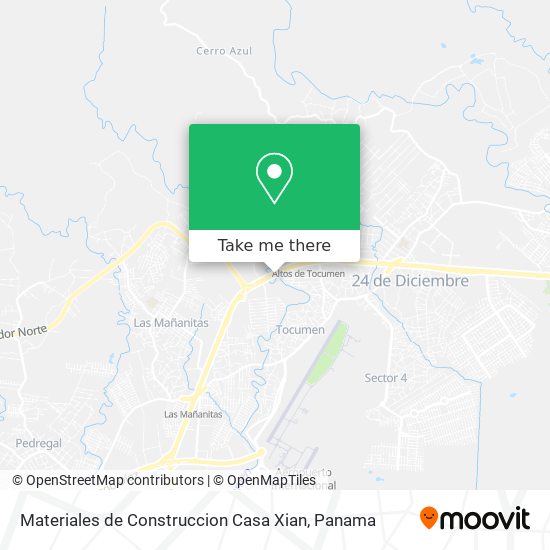 Mapa de Materiales de Construccion Casa Xian