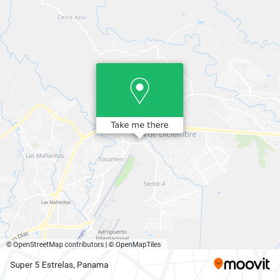 Super 5 Estrelas map