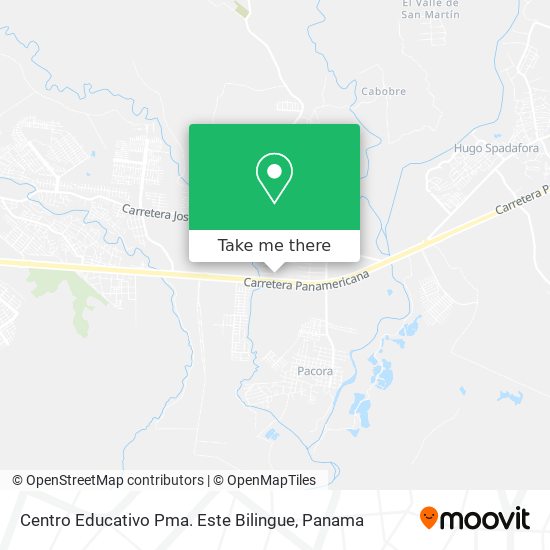 Centro Educativo Pma. Este Bilingue map