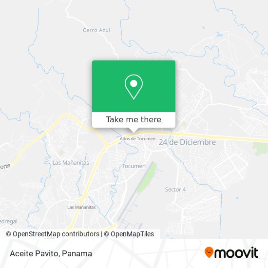 Aceite Pavito map