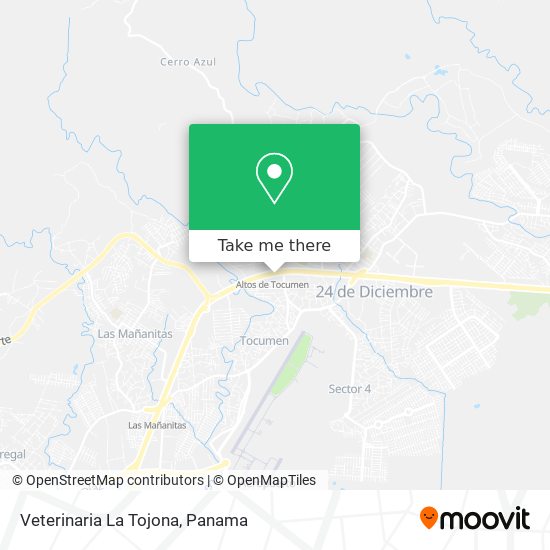 Veterinaria La Tojona map