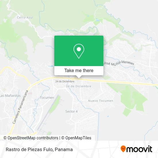 Rastro de Piezas Fulo map