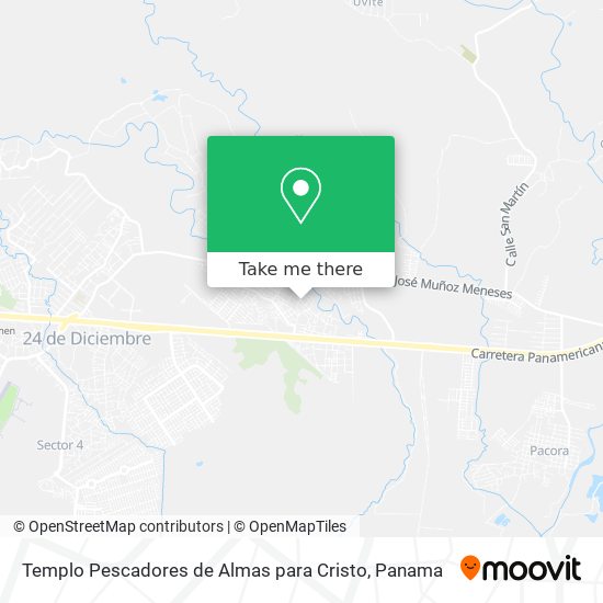 Templo Pescadores de Almas para Cristo map