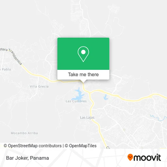 Bar Joker map