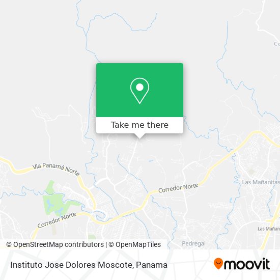 Instituto Jose Dolores Moscote map