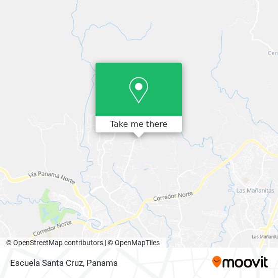 Mapa de Escuela Santa Cruz