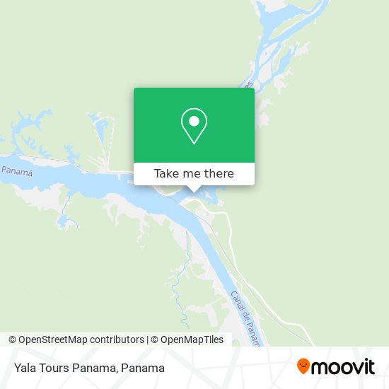 Yala Tours Panama map