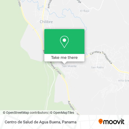 Centro de Salud de Agua Buena map
