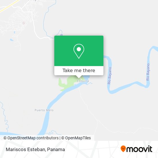 Mapa de Mariscos Esteban