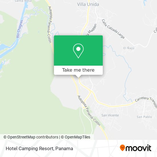 Hotel Camping Resort map