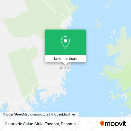 Mapa de Centro de Salud Cirilo Escobar