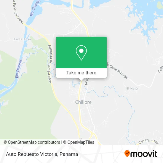 Mapa de Auto Repuesto Victoria