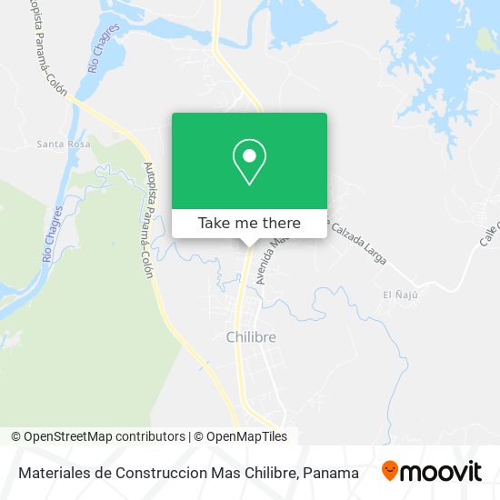 Mapa de Materiales de Construccion Mas Chilibre