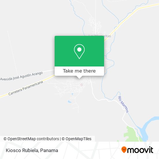 Kiosco Rubiela map