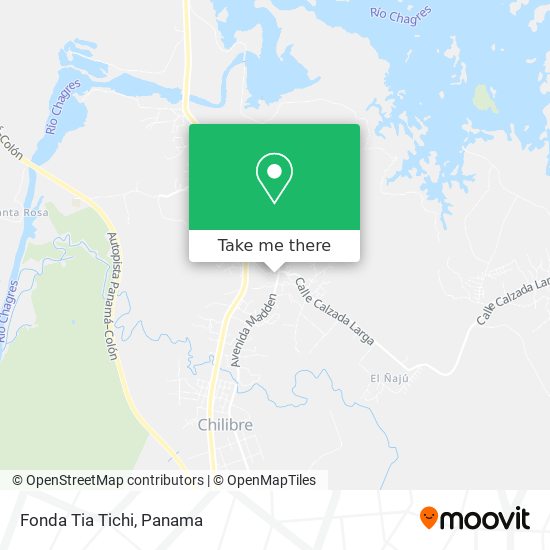 Fonda Tia Tichi map