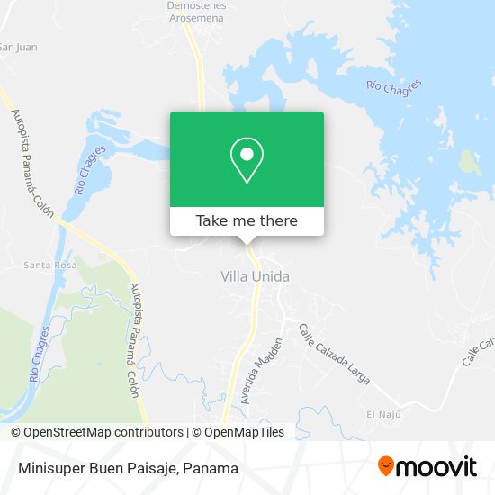 Mapa de Minisuper Buen Paisaje
