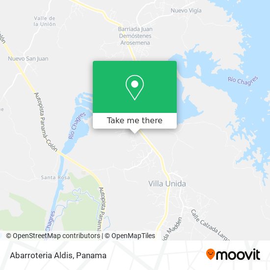 Abarroteria Aldis map