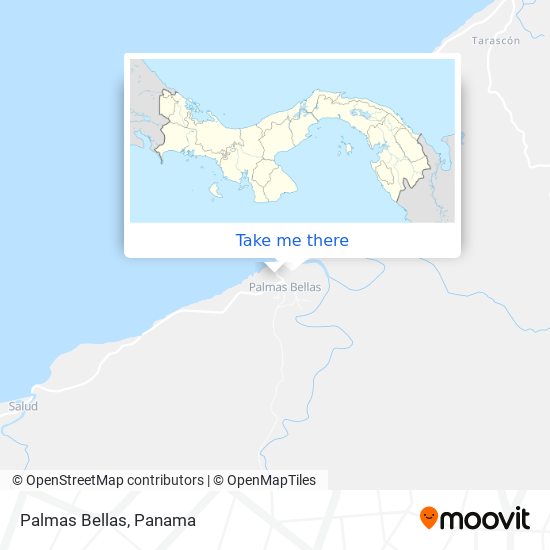 Palmas Bellas map