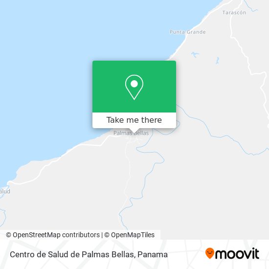 Mapa de Centro de Salud de Palmas Bellas