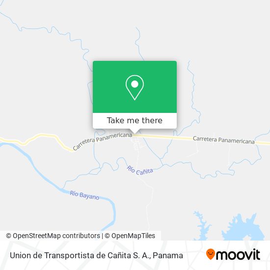 Union de Transportista de Cañita S. A. map
