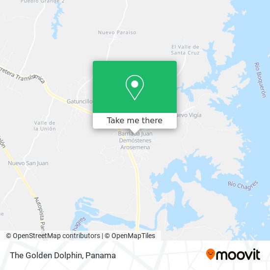 The Golden Dolphin map