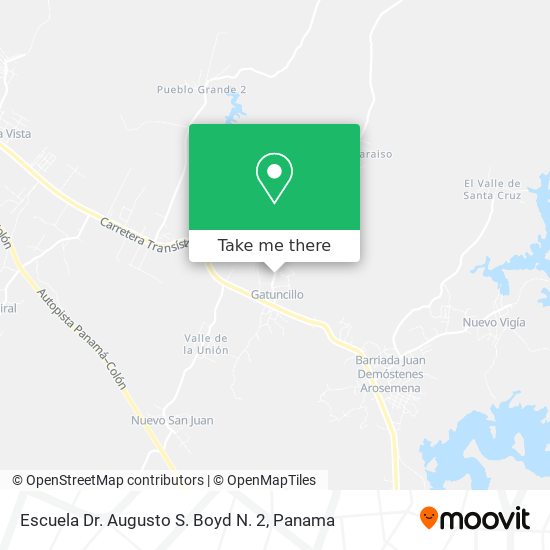 Escuela Dr. Augusto S. Boyd N. 2 map