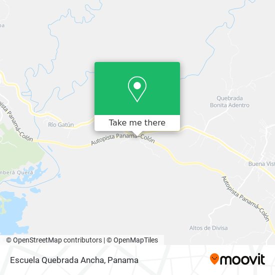 Escuela Quebrada Ancha map