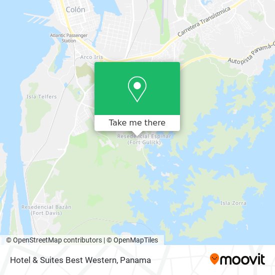 Mapa de Hotel & Suites Best Western