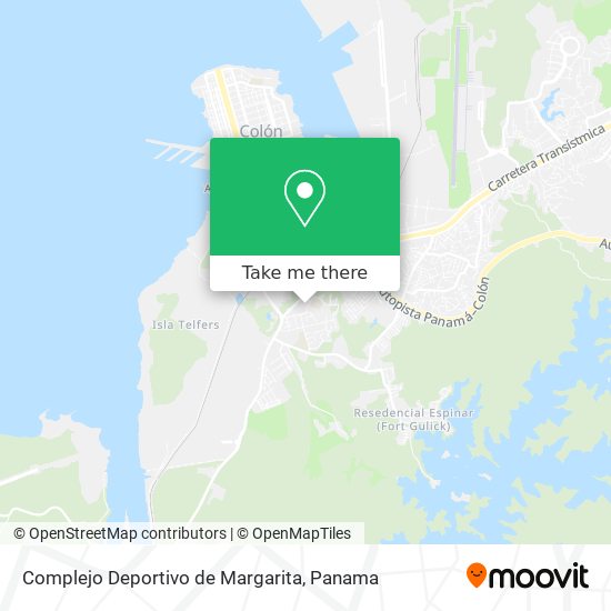 Complejo Deportivo de Margarita map