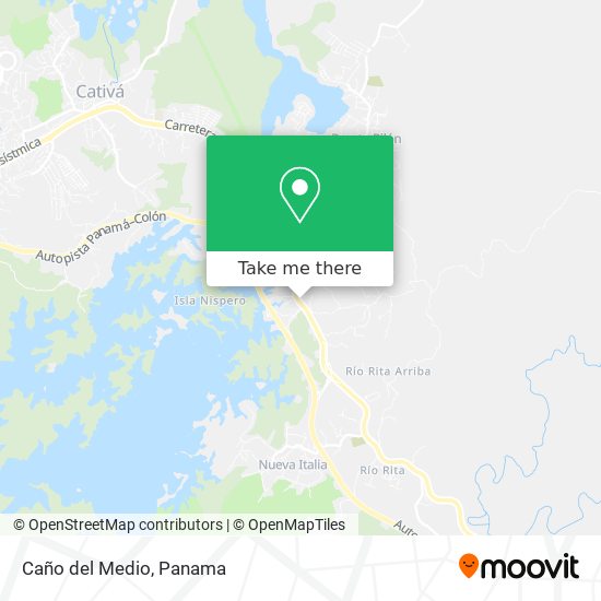 Mapa de Caño del Medio