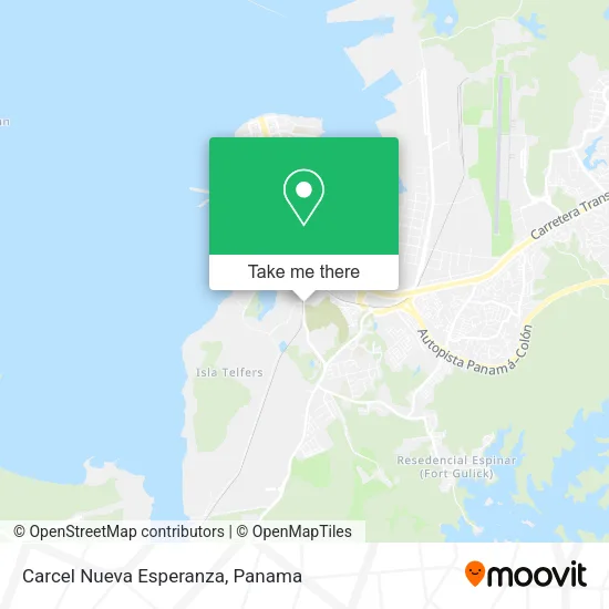 Mapa de Carcel Nueva Esperanza