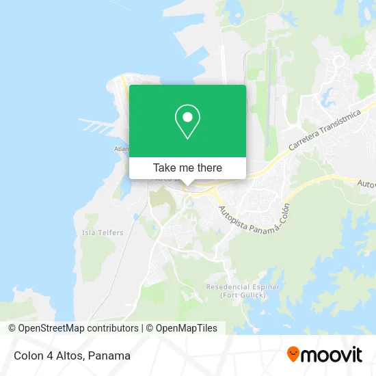 Colon 4 Altos map
