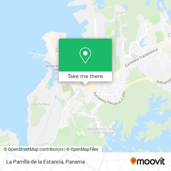 La Parrilla de la Estancia map