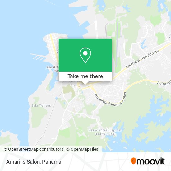 Amarilis Salon map