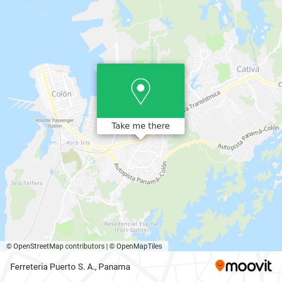 Ferreteria Puerto S. A. map
