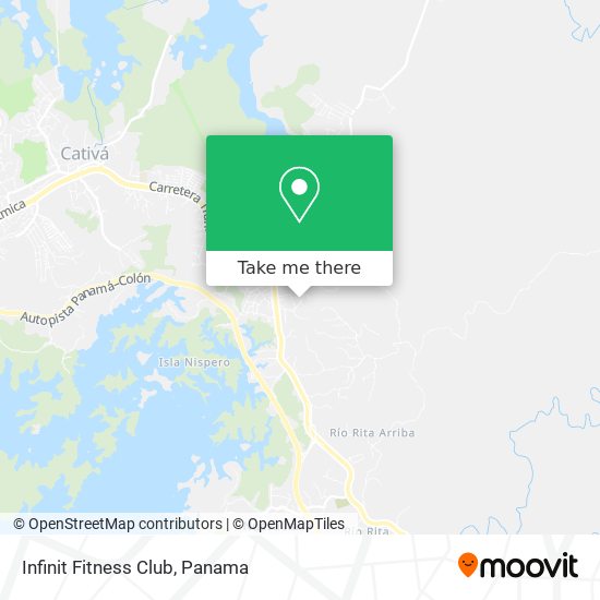 Infinit Fitness Club map