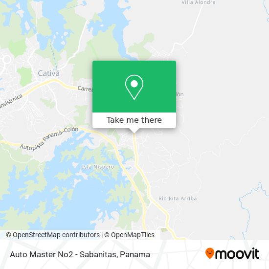Auto Master No2 - Sabanitas map