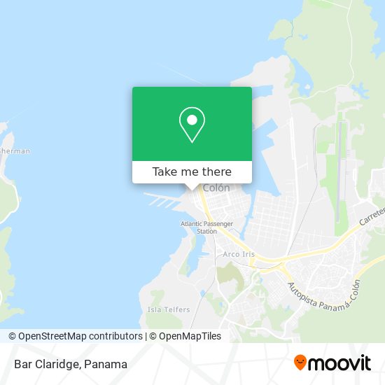Bar Claridge map