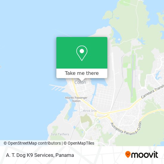 A. T. Dog K9 Services map