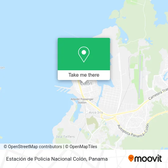 Mapa de Estación de Policia Nacional Colón