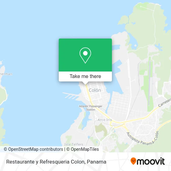 Mapa de Restaurante y Refresqueria Colon