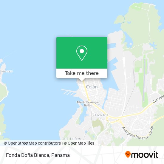 Fonda Doña Blanca map